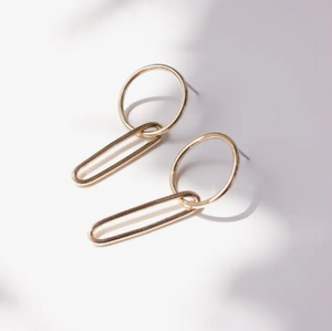 Circle Link Earrings
