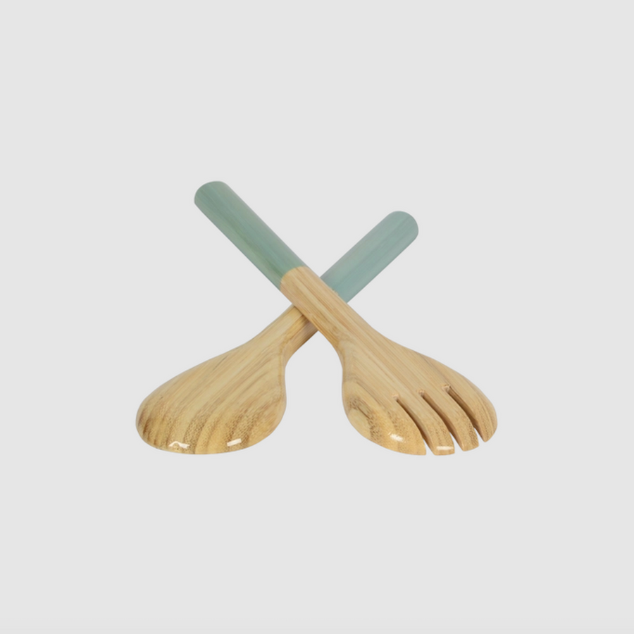Classic Bamboo Salad Server Set
