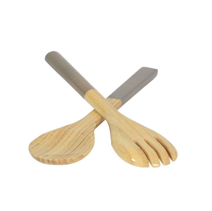 Classic Bamboo Salad Server Set