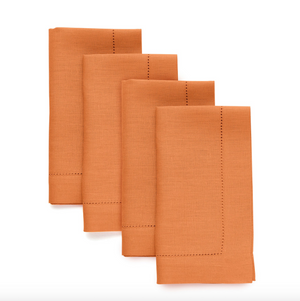 Classic Hemstitch Dinner Napkins - Set of 4