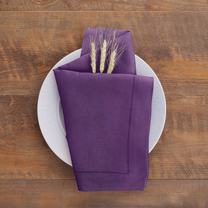 Classic Hemstitch Dinner Napkins - Set of 4