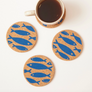 Eco Cork Coasters - Set of 4