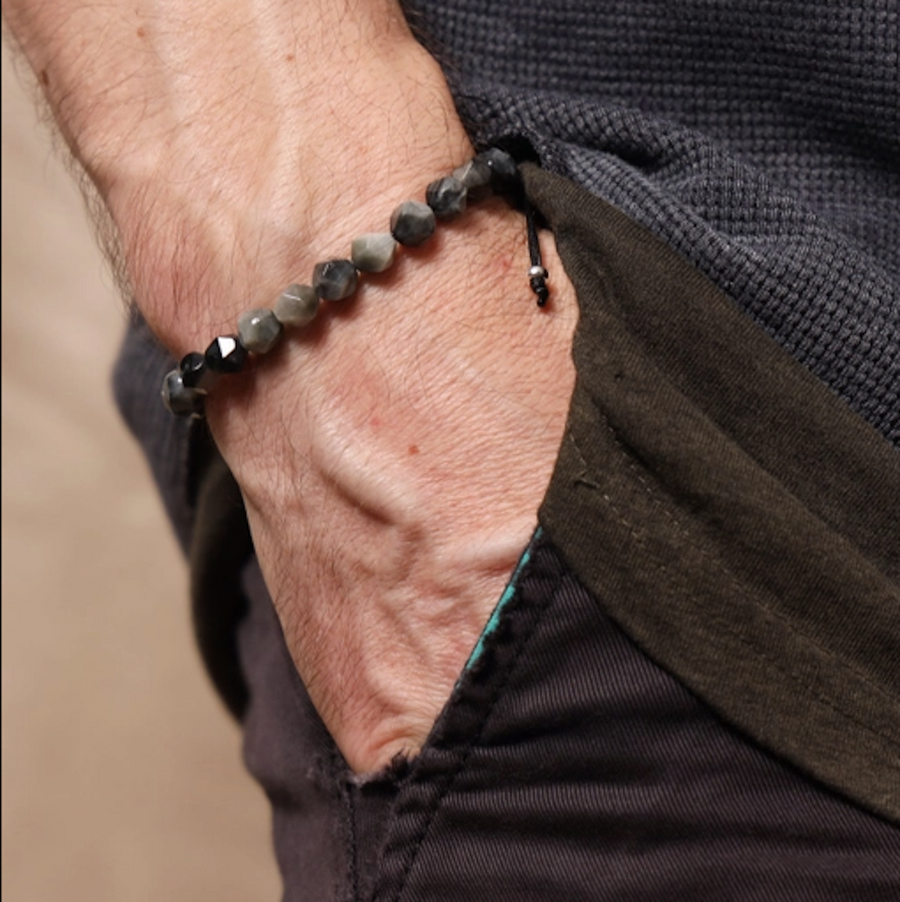 Eagle Eye Gemstone Bead Bracelet