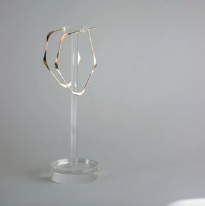 Facet Hoop Earrings