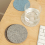 Felt Round Coaster - Multi 4 Pack