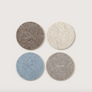 Felt Round Coaster - Multi 4 Pack
