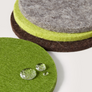 Felt Round Coaster - Multi 4 Pack