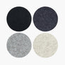 Felt Round Coaster - Multi 4 Pack