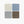 Felt Square Coaster - Multi 4 Pack
