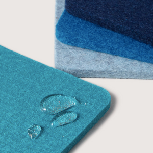 Felt Square Coaster - Multi 4 Pack