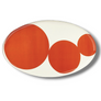 Geometric Oval Tray