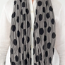 Graphic Print Cotton Scarf