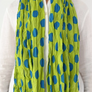 Graphic Print Cotton Scarf