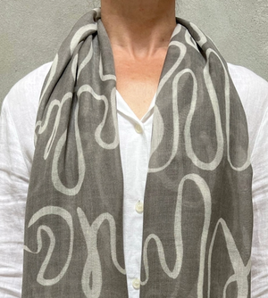 Graphic Wool Scarf