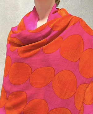 Graphic Wool Scarf