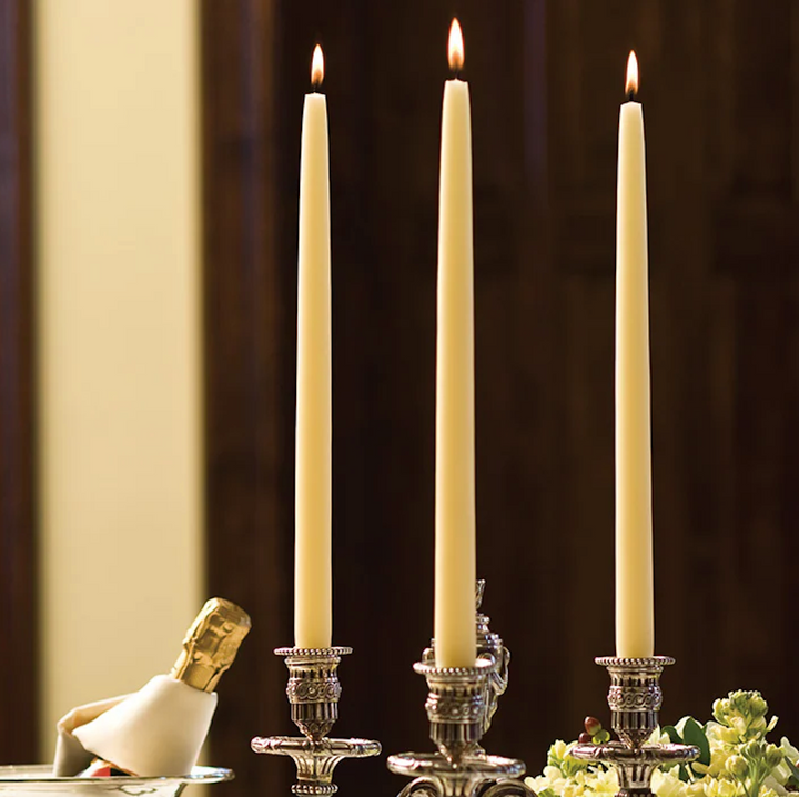Hand-Dipped Taper Candles 15" - Set of 2