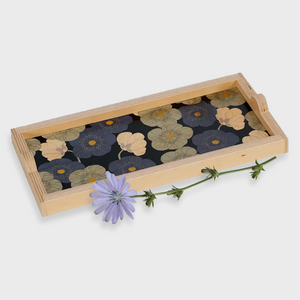 Hand-Printed Wood Mini Tray