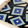 Hand-Printed Wood Serving Tray