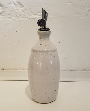 Handmade Ceramic Olive Oil Bottle - 16 oz