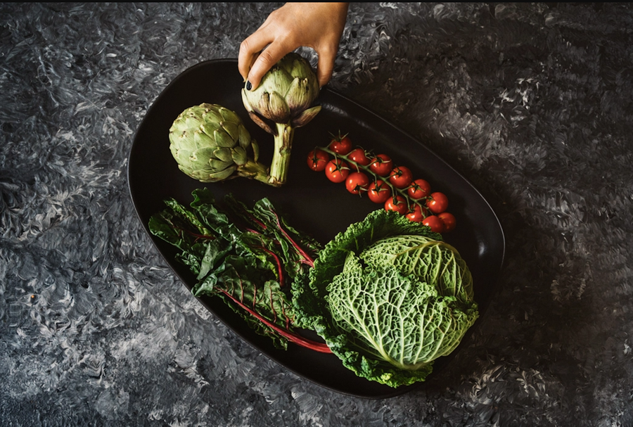 Handmade Long Stoneware Serving Platter