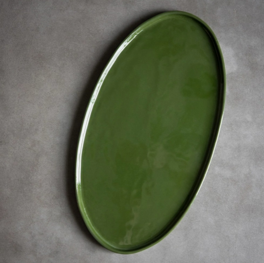 Handmade Oval Porcelain Serving Platter