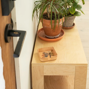 Kobon Natural Leather Coaster Holder