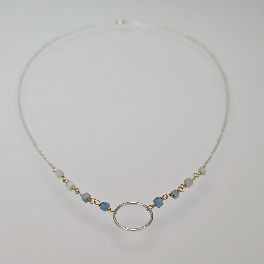 Kylie Necklace with Gemstones