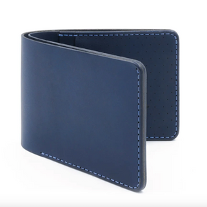 Landscape Perforated Leather Wallet