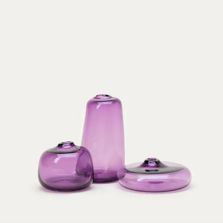 Little Gems Handblown Glass Bud Vase