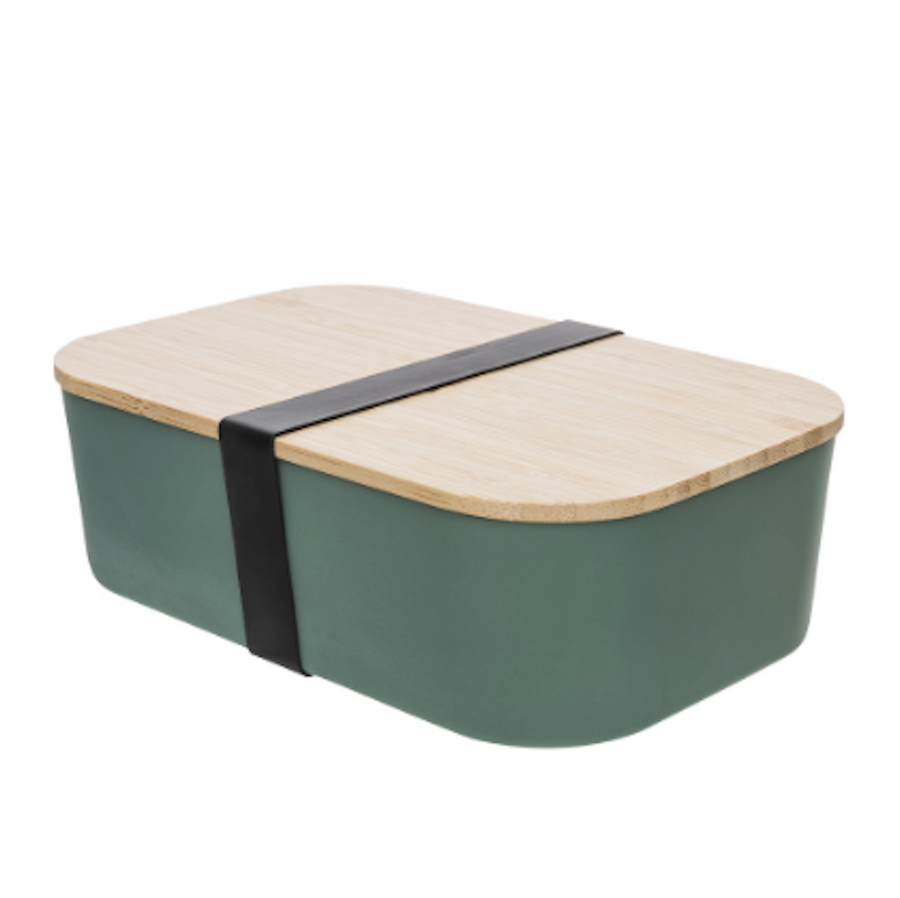 Travel Lunchbox with Bamboo Lid