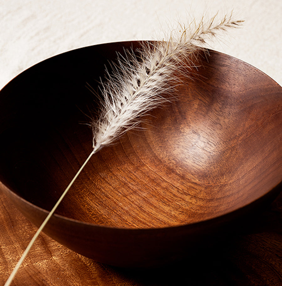 Mahogany Wood Bowl