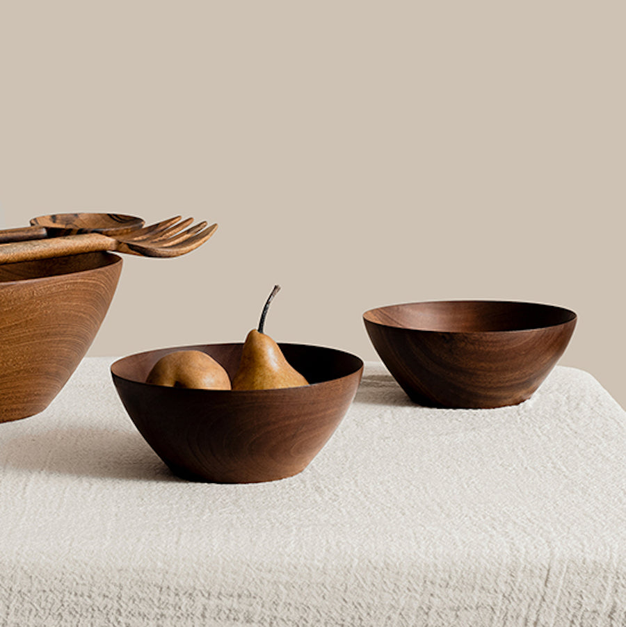 Mahogany Wood Bowl