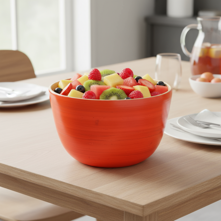 Medium Tall Bamboo Bowl