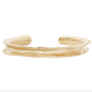 Muhly Cuff Bracelet, yellow bronze cuff