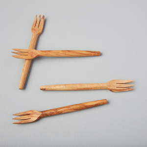 Olive Wood Forks - Set of 4