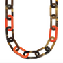 Oval Link Buffalo Horn Necklace