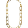 Oval Link Buffalo Horn Necklace