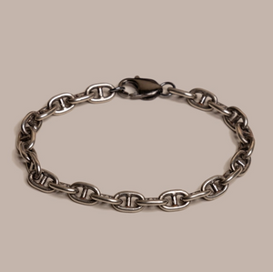 Double Anchor Chain Bracelet
