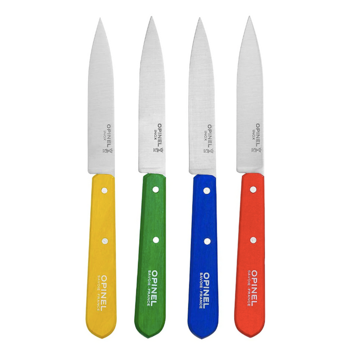 Paring Knives Assorted Colors - Set of 4