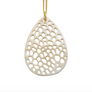 Patra Tear-Drop Horn Pendant Necklace
