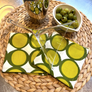 Printed Cotton Cocktail Napkins - Set of 4
