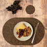 Recycled Rubber & Cork Placemats - Set of 4