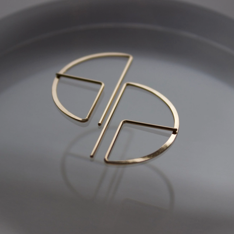 Round Profile Earring - Small