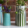 Sgrafitto Stripe Ceramic Creamer