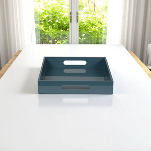 Square Bamboo Lacquer Tray