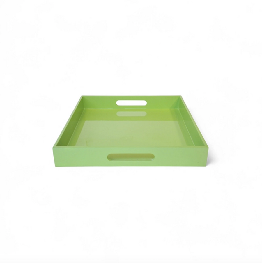 Square Bamboo Lacquer Tray