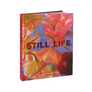 A hardcover art book titled 'STILL LIFE' by Doan Ly, featuring a vibrant floral cover with pink, orange, and red flowers against a blue background, shown on a plain white studio background.