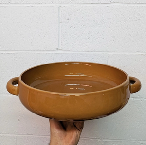 Stoneware Serving Dish with Handles
