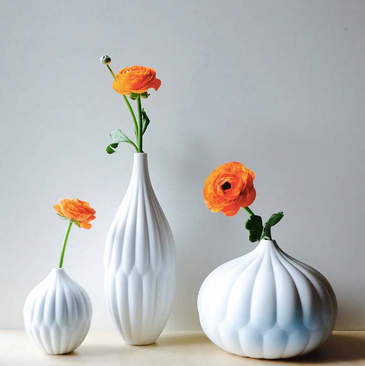 Textured Porcelain Vase