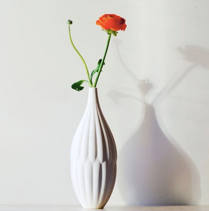 Textured Porcelain Vase